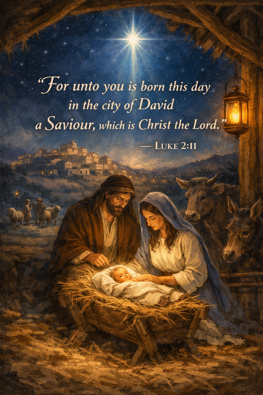 Luke 2:11 Scripture illustration