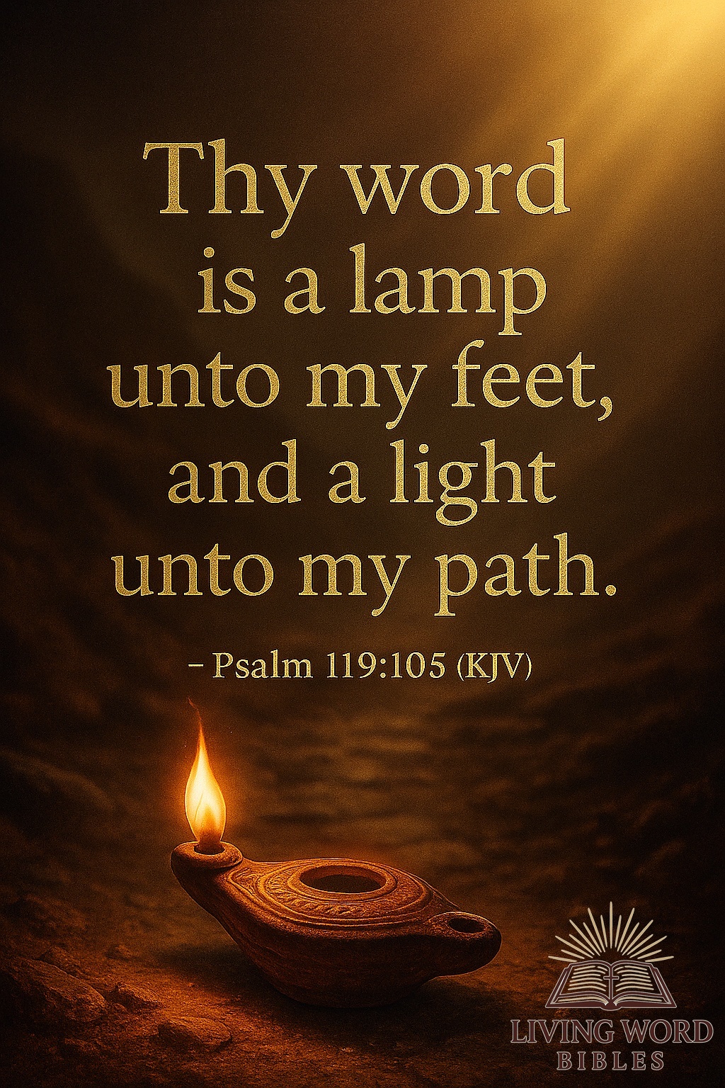 Psalm 119:105 Scripture illustration
