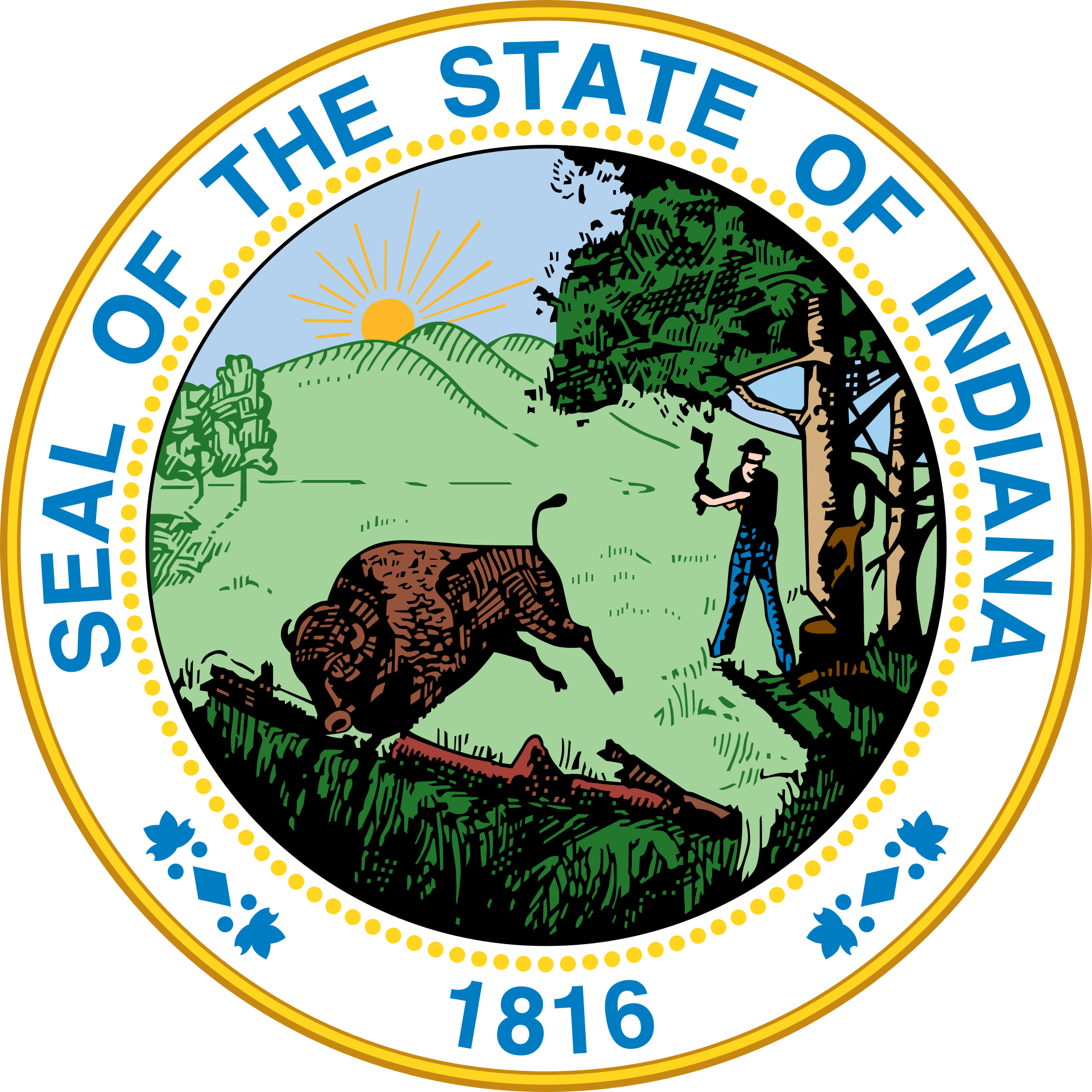 Seal of the State of Indiana