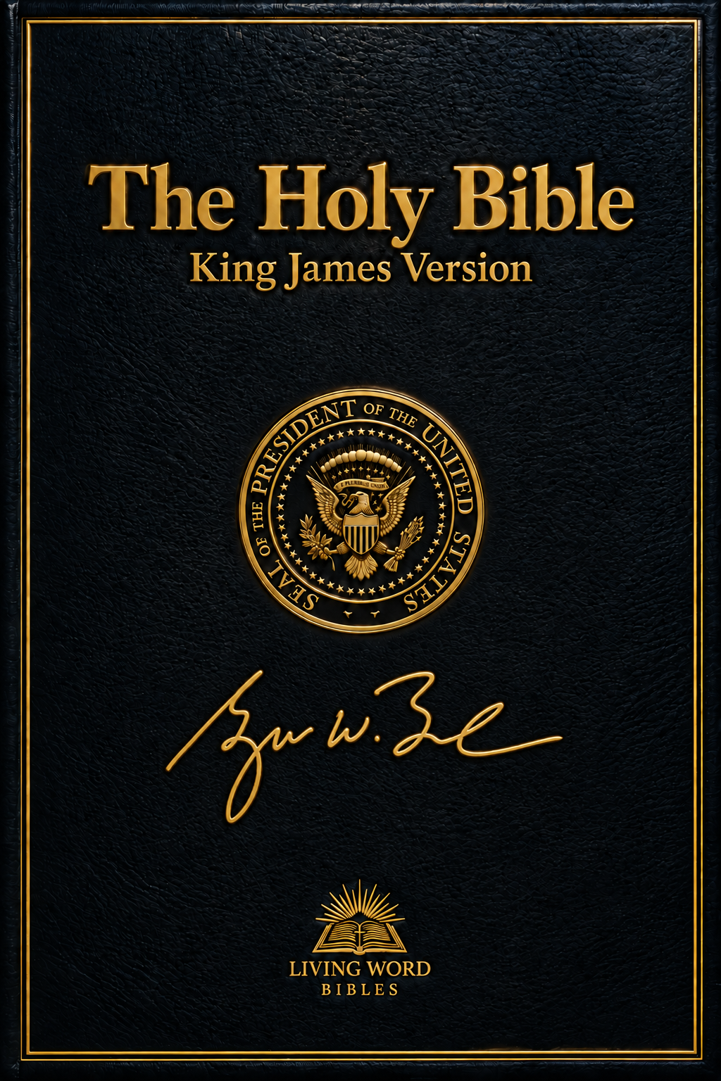 The Holy Bible: Presidential Edition — George W. Bush cover