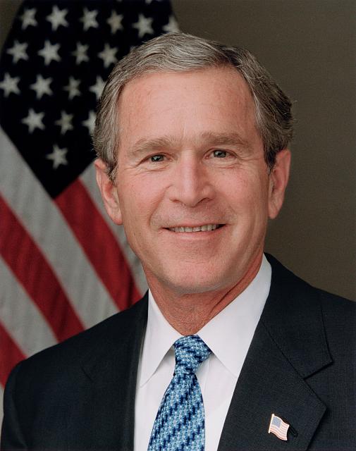 Official portrait of George W. Bush